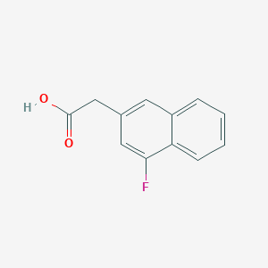 4-Fluoronaphthalene-2-acetic acid