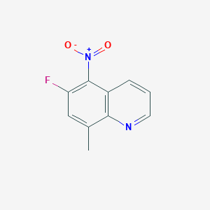 6-Fluoro-8-methyl-5-nitroquinoline