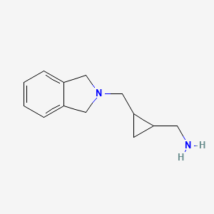 (2-(Isoindolin-2-ylmethyl)cyclopropyl)methanamine