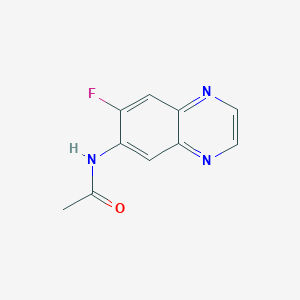 N-(7-Fluoroquinoxalin-6-yl)acetamide