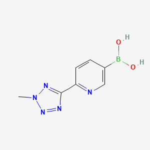 (6-(2-methyl-2H-tetrazol-5-yl)pyridin-3-yl)boronic acid