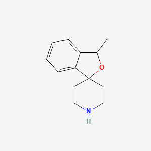 molecular formula C13H17NO B11898620 3-Methyl-3H-spiro[isobenzofuran-1,4'-piperidine] CAS No. 747353-15-7