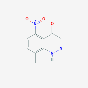 8-Methyl-5-nitrocinnolin-4(1H)-one