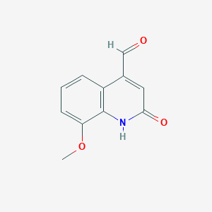 8-Methoxy-2-oxo-1,2-dihydroquinoline-4-carbaldehyde