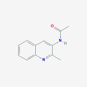 molecular formula C12H12N2O B11898680 N-(2-Methylquinolin-3-yl)acetamide CAS No. 21352-23-8