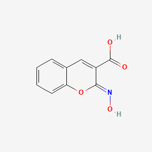 molecular formula C10H7NO4 B11898710 (2Z)-2-hydroxyiminochromene-3-carboxylic acid 