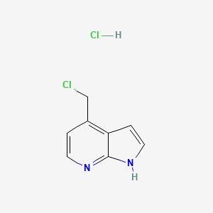 4-(Chloromethyl)-1H-pyrrolo[2,3-b]pyridine hydrochloride