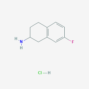 7-Fluoro-1,2,3,4-tetrahydronaphthalen-2-amine hydrochloride