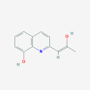 2-[(Z)-2-hydroxyprop-1-enyl]quinolin-8-ol