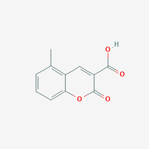 molecular formula C11H8O4 B11898994 5-Methyl-2-oxo-2H-chromene-3-carboxylic acid 