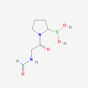 (1-(2-Formamidoacetyl)pyrrolidin-2-yl)boronic acid