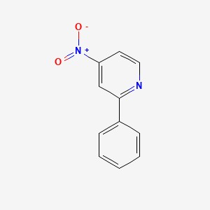 molecular formula C11H8N2O2 B11899032 4-Nitro-2-phenylpyridine 