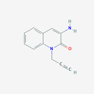 3-Amino-1-(prop-2-yn-1-yl)quinolin-2(1H)-one