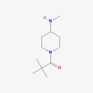 molecular formula C11H22N2O B11899055 2,2-Dimethyl-1-(4-(methylamino)piperidin-1-yl)propan-1-one 