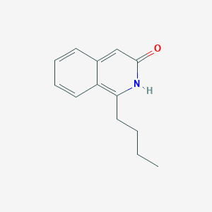 molecular formula C13H15NO B11899102 1-Butylisoquinolin-3(2H)-one CAS No. 62420-70-6