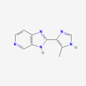 2-(5-Methyl-1H-imidazol-4-yl)-1H-imidazo[4,5-c]pyridine