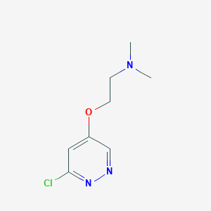 2-((6-Chloropyridazin-4-yl)oxy)-N,N-dimethylethanamine