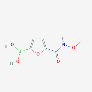 (5-[Methoxy(methyl)carbamoyl]furan-2-yl)boronic acid