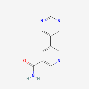 5-(Pyrimidin-5-yl)nicotinamide