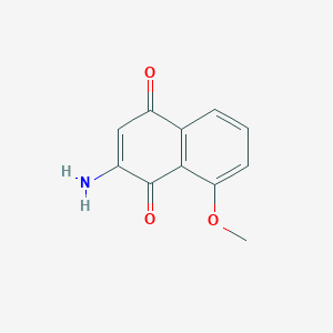 2-Amino-8-methoxynaphthalene-1,4-dione