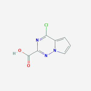 4-Chloropyrrolo[2,1-f][1,2,4]triazine-2-carboxylic acid