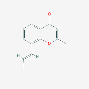 2-Methyl-8-[(1E)-prop-1-en-1-yl]-4H-chromen-4-one