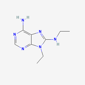 N8,9-diethyl-9H-purine-6,8-diamine