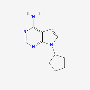 7-Cyclopentyl-7h-pyrrolo[2,3-d]pyrimidin-4-amine