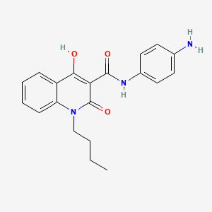 N-(4-aminophenyl)-1-butyl-4-hydroxy-2-oxo-1,2-dihydroquinoline-3-carboxamide