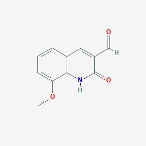 2-Hydroxy-8-methoxyquinoline-3-carbaldehyde