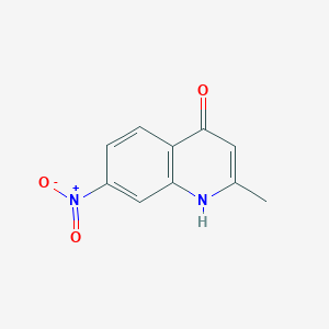 molecular formula C10H8N2O3 B11899463 2-Methyl-7-nitroquinolin-4(1H)-one CAS No. 56983-08-5