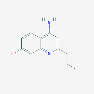 7-Fluoro-2-propylquinolin-4-amine