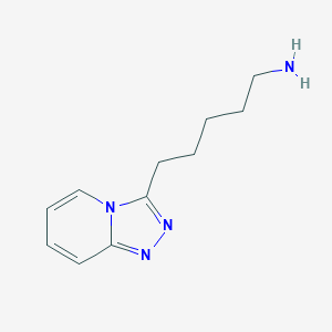 5-{[1,2,4]Triazolo[4,3-a]pyridin-3-yl}pentan-1-amine