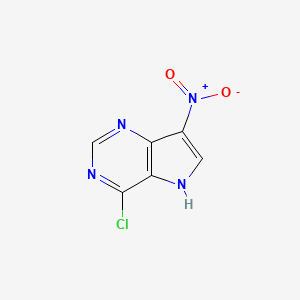 4-Chloro-7-nitro-5H-pyrrolo[3,2-d]pyrimidine