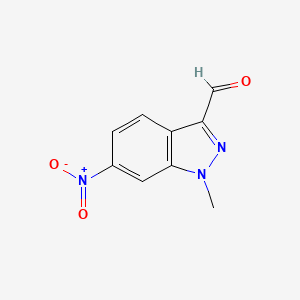 1-Methyl-6-nitro-1H-indazole-3-carbaldehyde