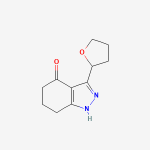 3-(Tetrahydrofuran-2-yl)-6,7-dihydro-1H-indazol-4(5H)-one