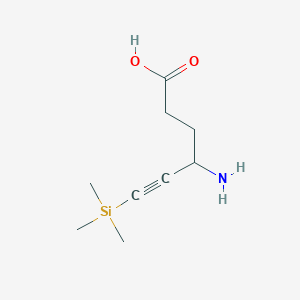 4-Amino-6-(trimethylsilyl)hex-5-ynoic acid