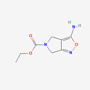 Ethyl 3-amino-4H-pyrrolo[3,4-c]isoxazole-5(6H)-carboxylate