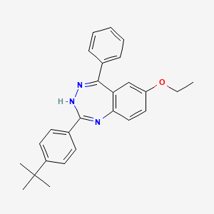 2-(4-tert-butylphenyl)-7-ethoxy-5-phenyl-3H-1,3,4-benzotriazepine