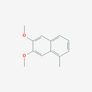 molecular formula C13H14O2 B11899660 6,7-Dimethoxy-1-methylnaphthalene CAS No. 1865-90-3