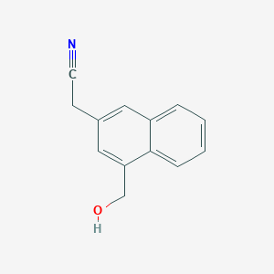 2-(4-(Hydroxymethyl)naphthalen-2-yl)acetonitrile