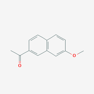 molecular formula C13H12O2 B11899684 1-(7-Methoxynaphthalen-2-YL)ethanone CAS No. 72775-28-1