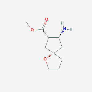 (5R,7S,8R)-Methyl 8-amino-1-oxaspiro[4.4]nonane-7-carboxylate