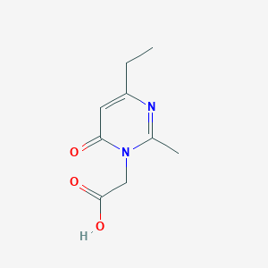 2-(4-Ethyl-2-methyl-6-oxopyrimidin-1(6H)-yl)acetic acid