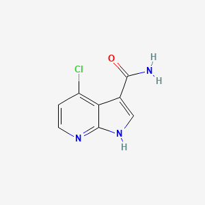 4-Chloro-1H-pyrrolo[2,3-b]pyridine-3-carboxamide