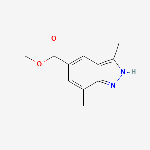 methyl 3,7-dimethyl-1H-indazole-5-carboxylate