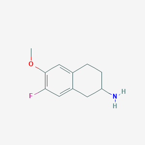 7-Fluoro-6-methoxy-1,2,3,4-tetrahydronaphthalen-2-amine