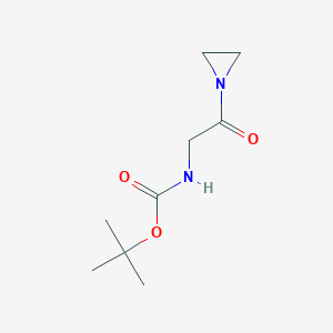 Tert-butyl (2-(aziridin-1-yl)-2-oxoethyl)carbamate