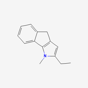 2-Ethyl-1-methyl-1,4-dihydroindeno[1,2-b]pyrrole