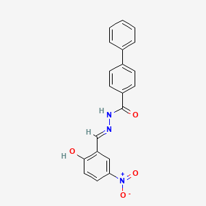 N'-(2-hydroxy-5-nitrobenzylidene)-4-biphenylcarbohydrazide